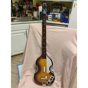 Rockband Hofner Beatles Paul McCartney Guitar PS3 NO Dongle, Missing A Button